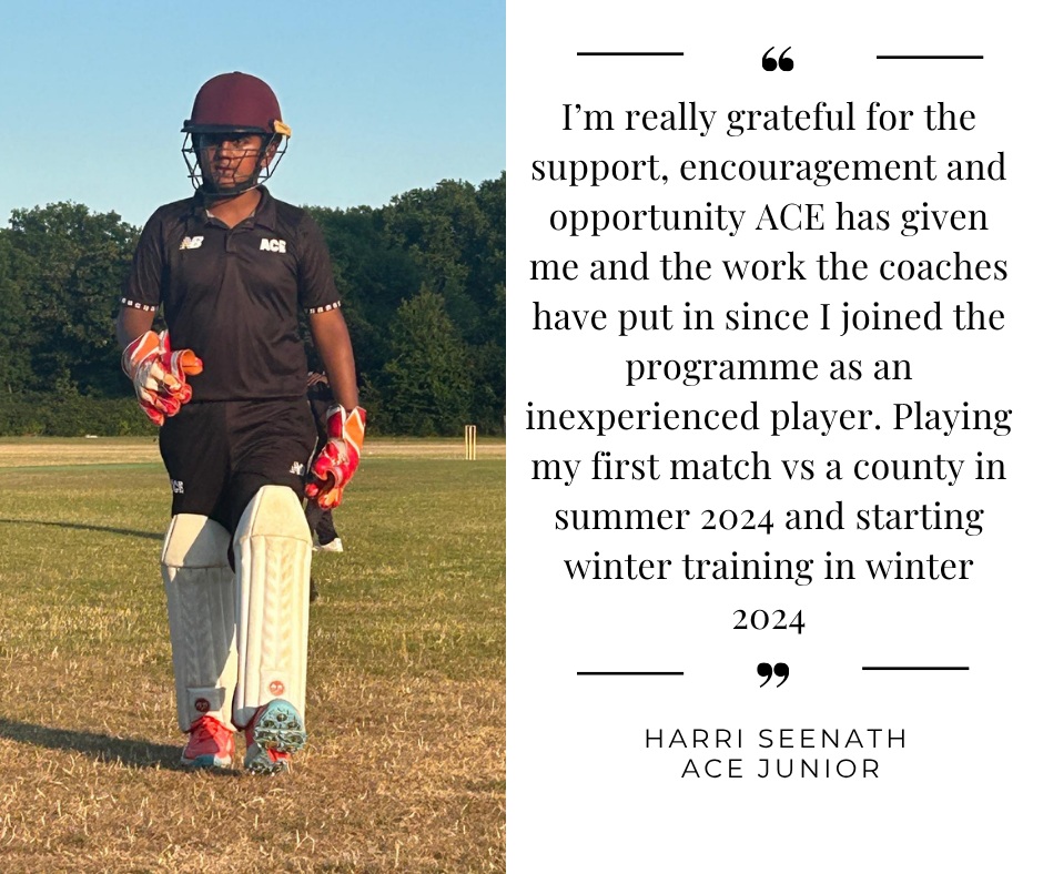 Testimonial of ACE player